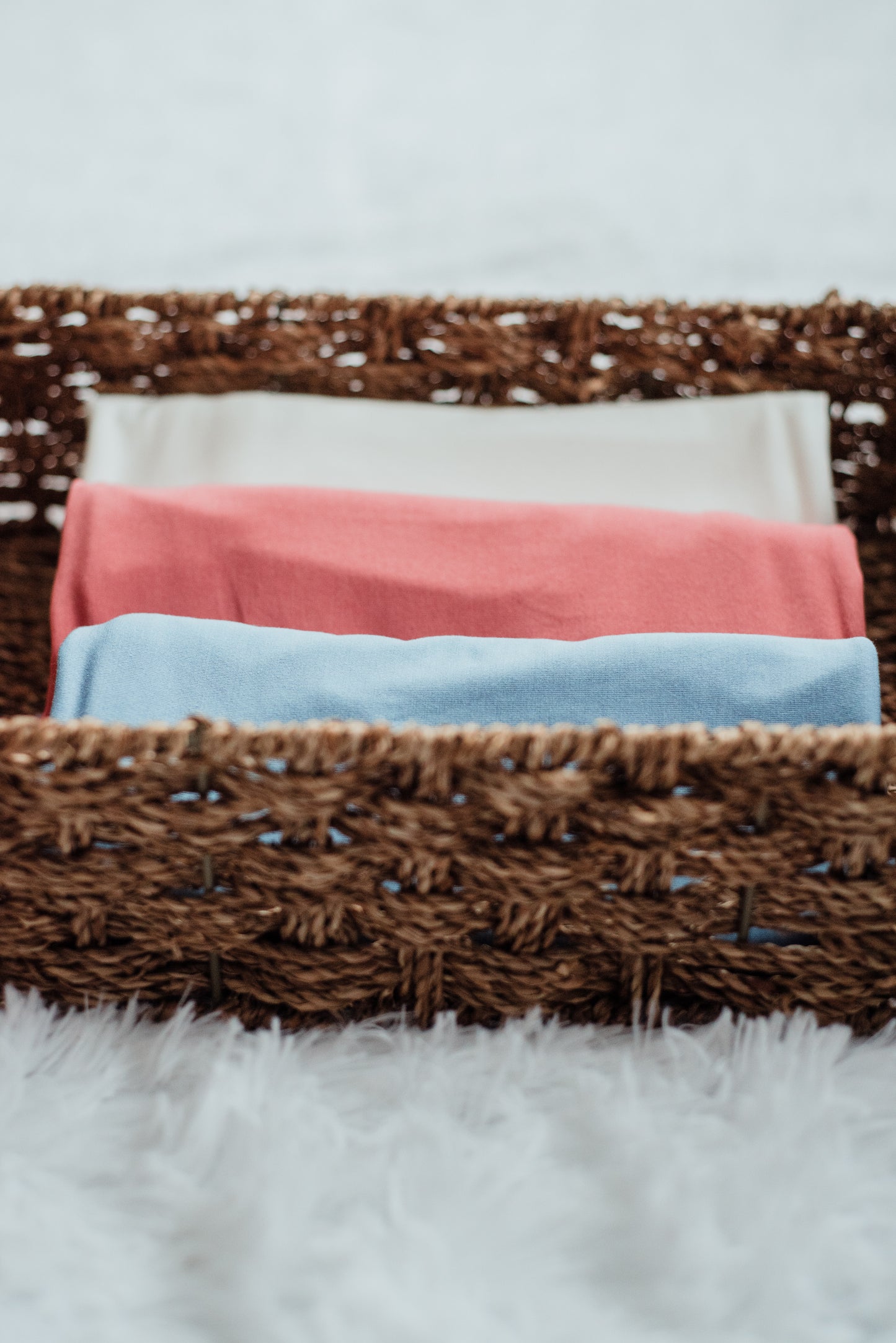 Bamboo Stretch Swaddle - White