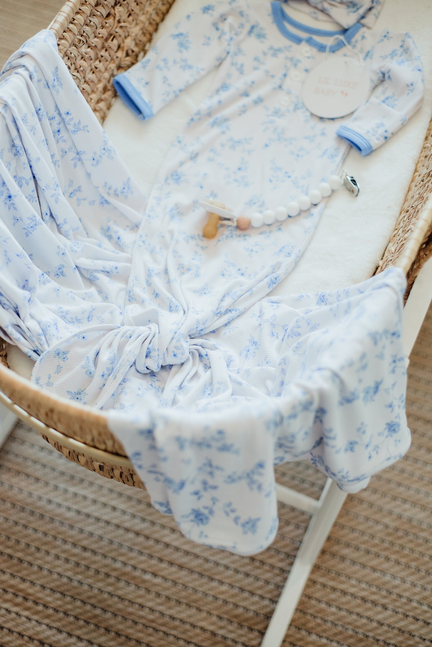 Knotted Baby Girl Gown-The Jade Collection