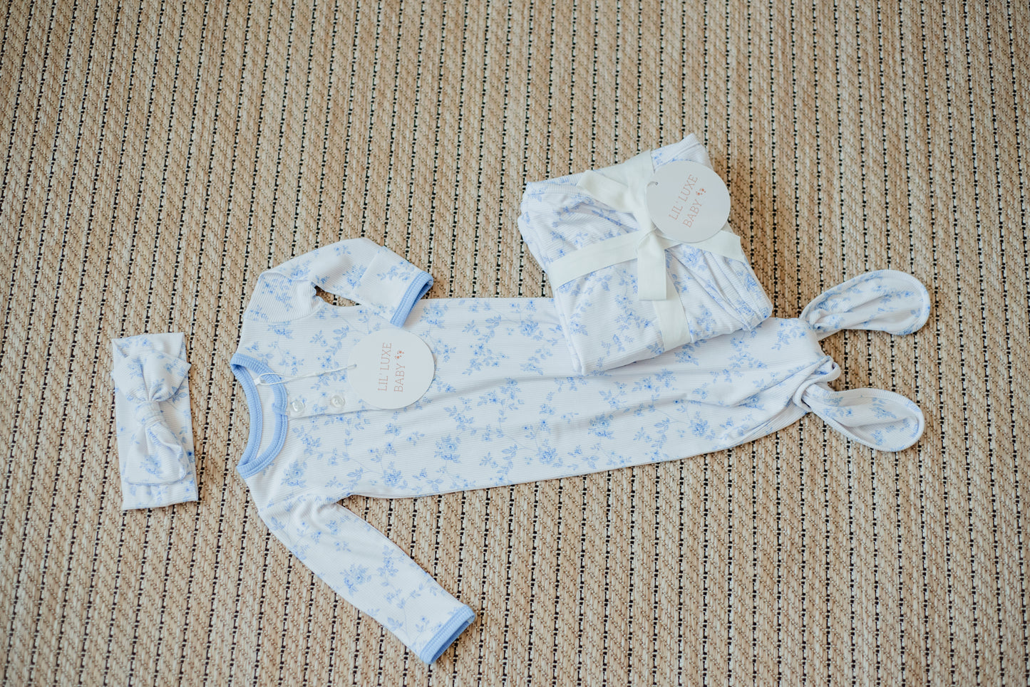 Knotted Baby Girl Gown-The Jade Collection