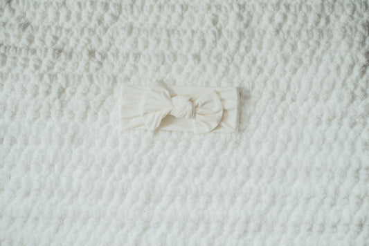 Bamboo Headband -White