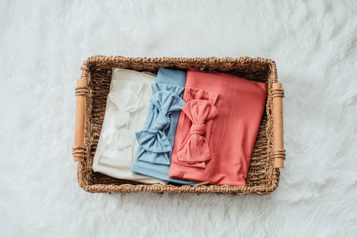 Bamboo Stretch Swaddle -Dusty Rose